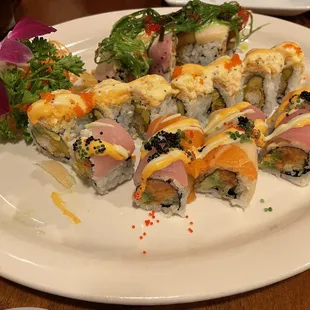 Snowman, Gunisha and Amelia Island rolls.