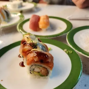 Lots of delicious rolls to choose from!