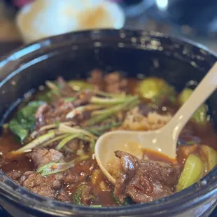Beef Szechuan hot pot