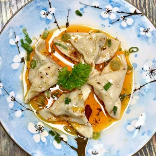 Szechuan Shrimp Wontons