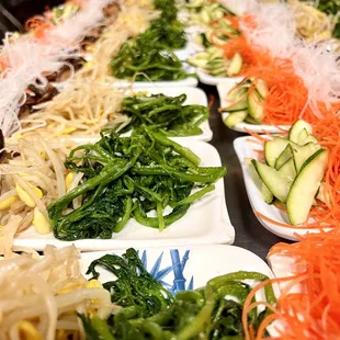 Bibimbap prep