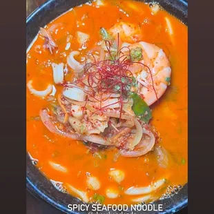 Spicy Seafood Jjambbong