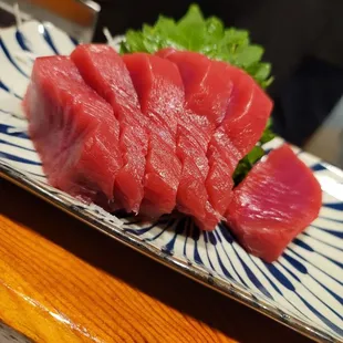 Bluefin sashimi