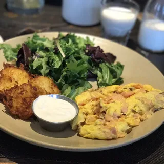 Smoked Salmon Scramble