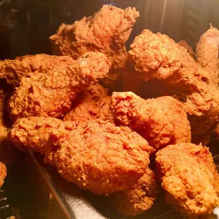 Omg! I love those chicken and it&apos;s delicious than a KFC and Popeyes! Only in Akasha Market got a fully cooked chickens! Come by and get em!