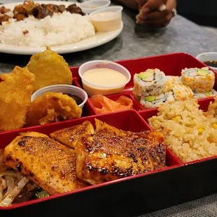 Salmon Dinner Bento Box