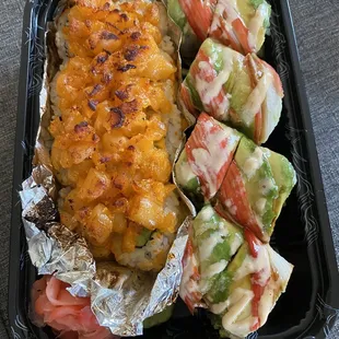 Volcano Roll &amp; Blue Devil Roll