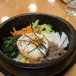 Beef Dolsot Bibimbap