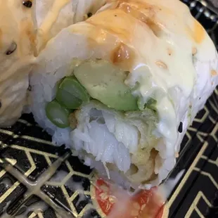 Are you kidding me??? Look at the fish on this roll!!!