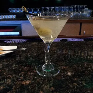Dirty belvedere martini !