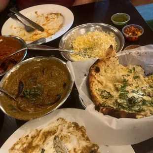 Chicken Tikka Masala garlic Cheese Nan Bread