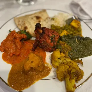 Variety of weekend buffet