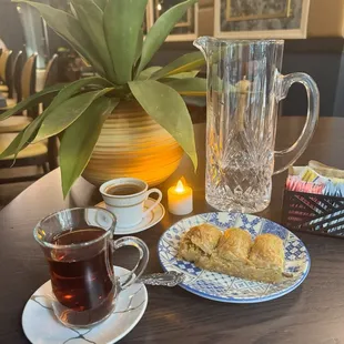 Turkish coffee Turkish Chai Baklava