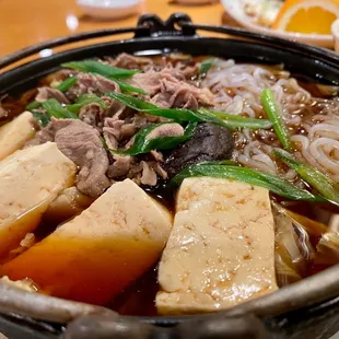 Beef sukiyaki