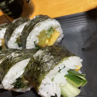 Futomaki vegetarian roll (without fish flake)