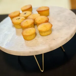 Complimentary baked goods