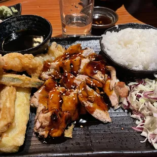 Combo Chicken Teriyaki and Tempura