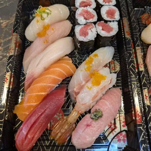 food, sushi, sushi and sashimi, sashimi