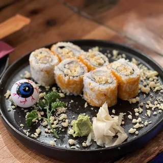 Crunchy Spicy Scallop Roll**