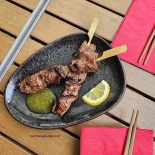 Beef Tenderloin Yakitori ($14.95)