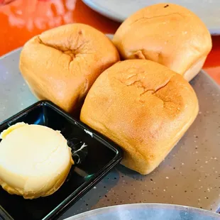 Vegan Plant-based Bread with Vegan Butter