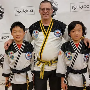 Jason and Lucas earned their 2nd degree black belt