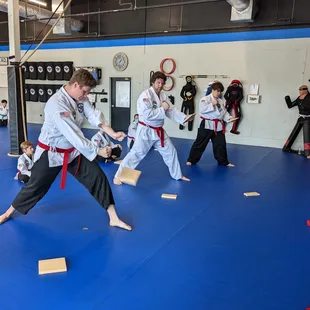 Board Breaking rocks!