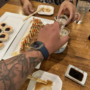 Cold Sake Shots!