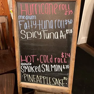 Menu of the day As of 2/24/23