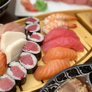 sashimi, sushi and sashimi, sushi, food