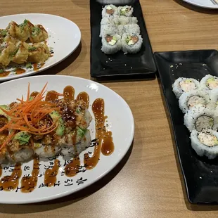 California Roll Philadelphia Roll Baked Scallop Sushi Roll