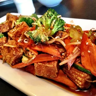 Vegetarian plate with tofu ($2 extra for tofu)