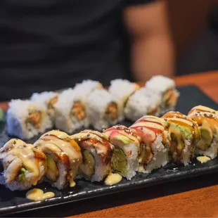 sushi and sashimi, sashimi, food, sushi