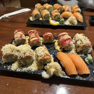 Raw Smoked Salmon Roll
