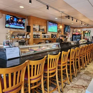 the bar