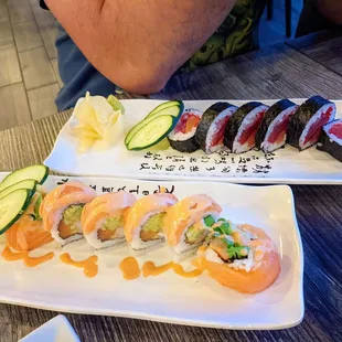 food, sushi and sashimi, sushi, sashimi