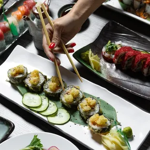 sashimi, sushi and sashimi, food, sushi