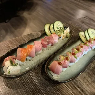 Rainbow Roll &amp; Texas Roll