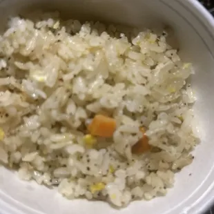 Rice taste like shit