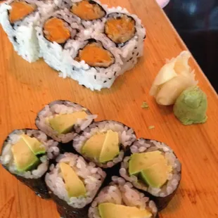 Consolation &amp; celebration. Me &amp; Morgan enjoying life via sushi.