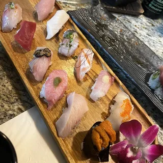 12pc nigiri Deluxe with Hokkaido Uni