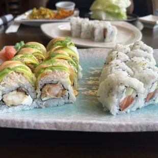 Incredible Hulk and Philadelphia rolls.