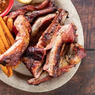 bbq ribs, ribs, food