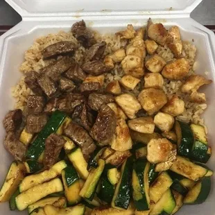 Hibachi Steak and Chicken