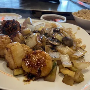 Scallop hibachi