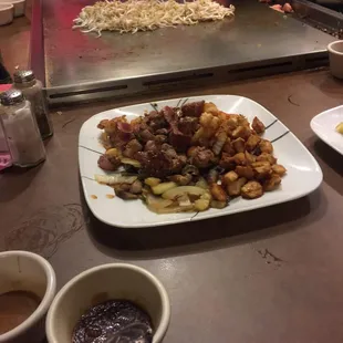 My dinner the house special.