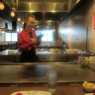 sushi and sashimi, interior