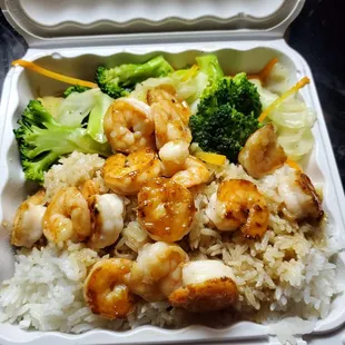 Shrimp teriyaki