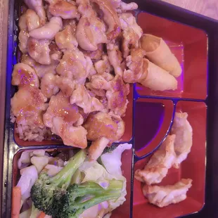 Chicken bento box