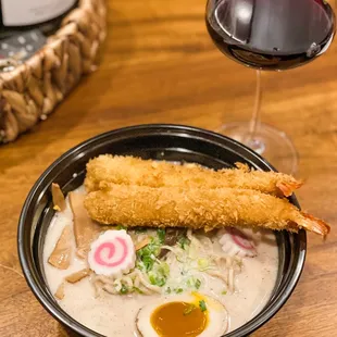 Picked up our ramen tonight! Got my go-to. Shrimp tempura.